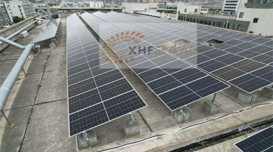 الصين تصاعد الخرسانة الشمسية المسطحة 4.3MW

